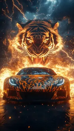 Tiger car edit Ai