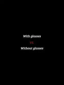 glasses trend. 