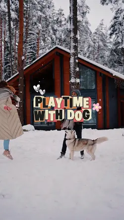 PLAYTIME WITH DOG