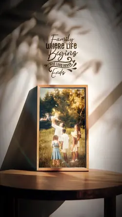 Family photo frame