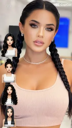 mudança de cabelo IA