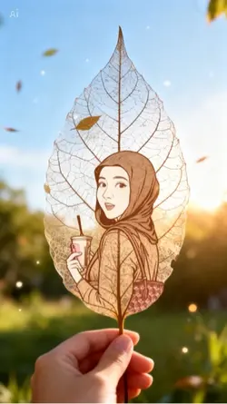 Dry leaf art