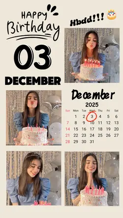 hbd 03 December