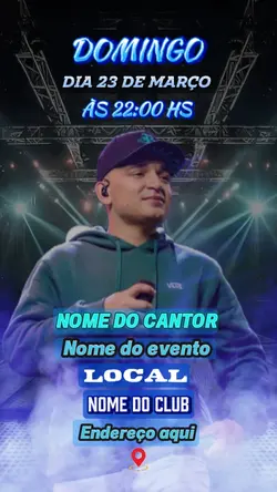 Divulgação de show 