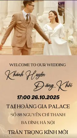 Thiệp cưới online 👰🤵‍♂️
