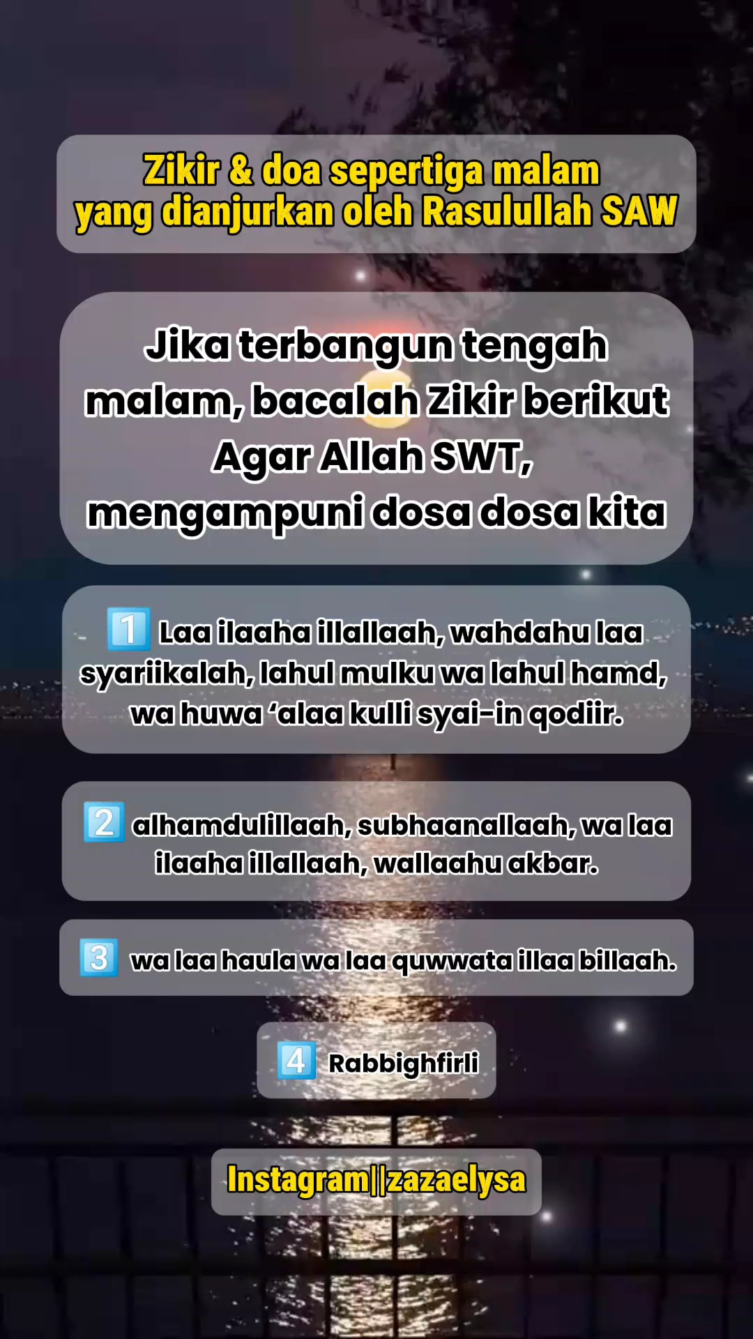 Zikir & Doa