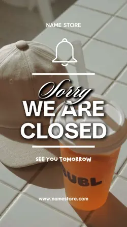WE ARE CLOSED
