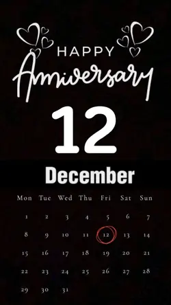 Anniv 12 December 