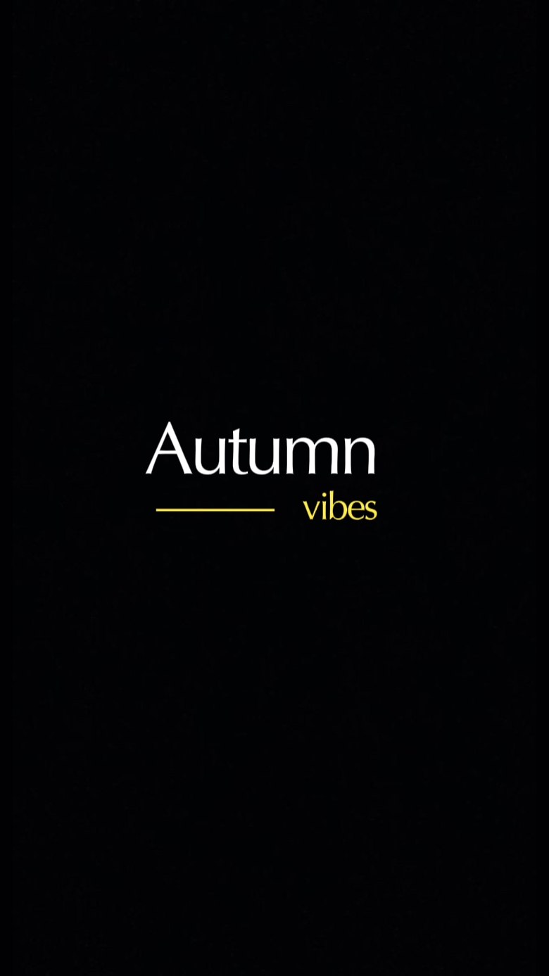 Autumn vibes