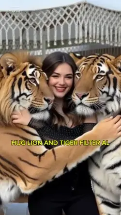 HUG LION AND TIGER F