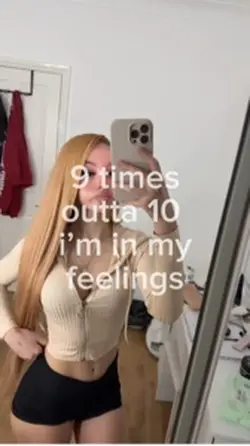 In my feelings