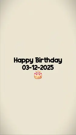 Hbd 03 December 2025