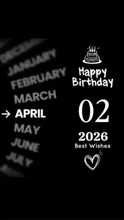 2 APRIL BIRTHDAY