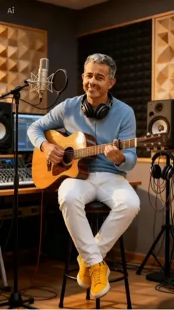 Tocando violão