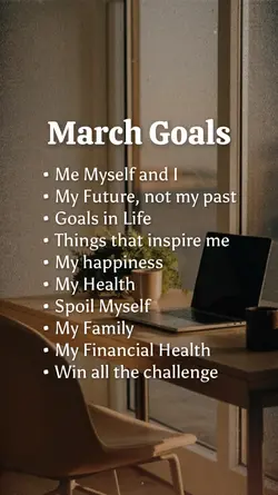 March Goals 