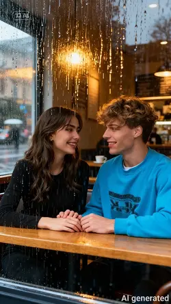 Window Café Romance