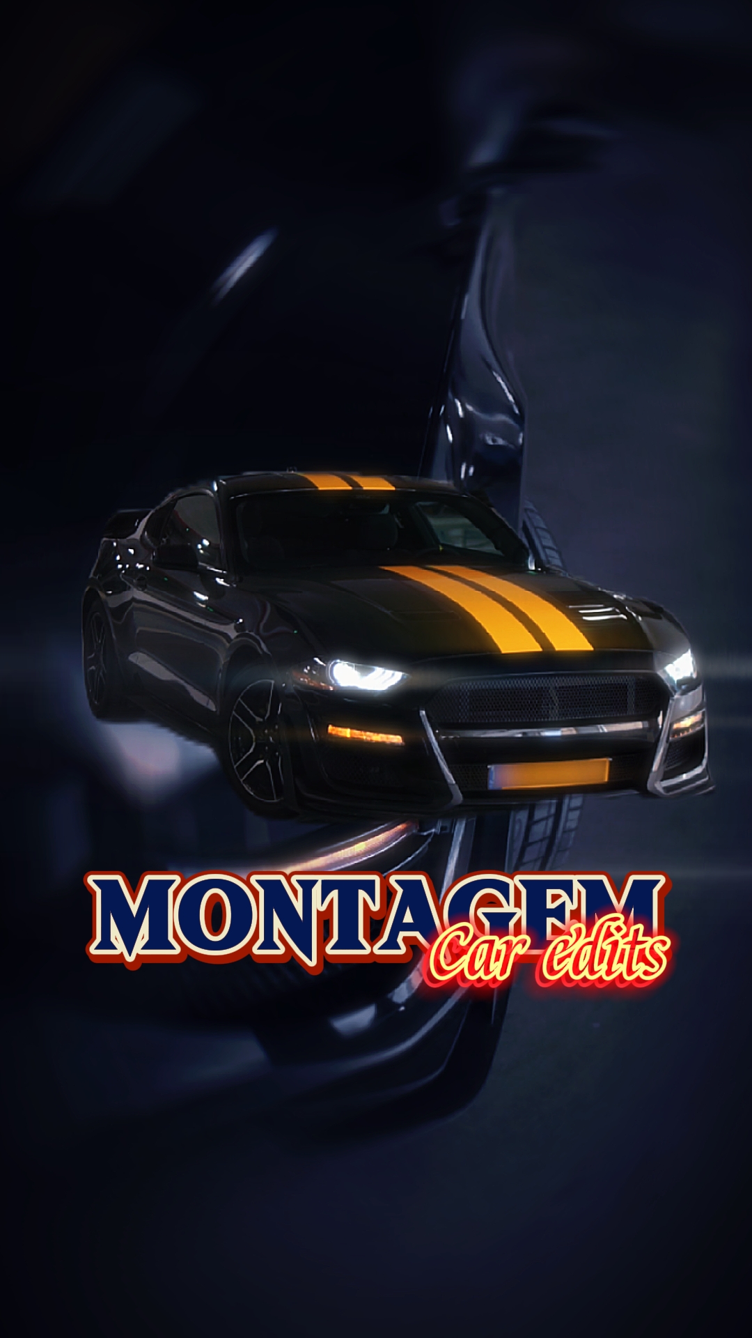 Montagem de edições de carros 
