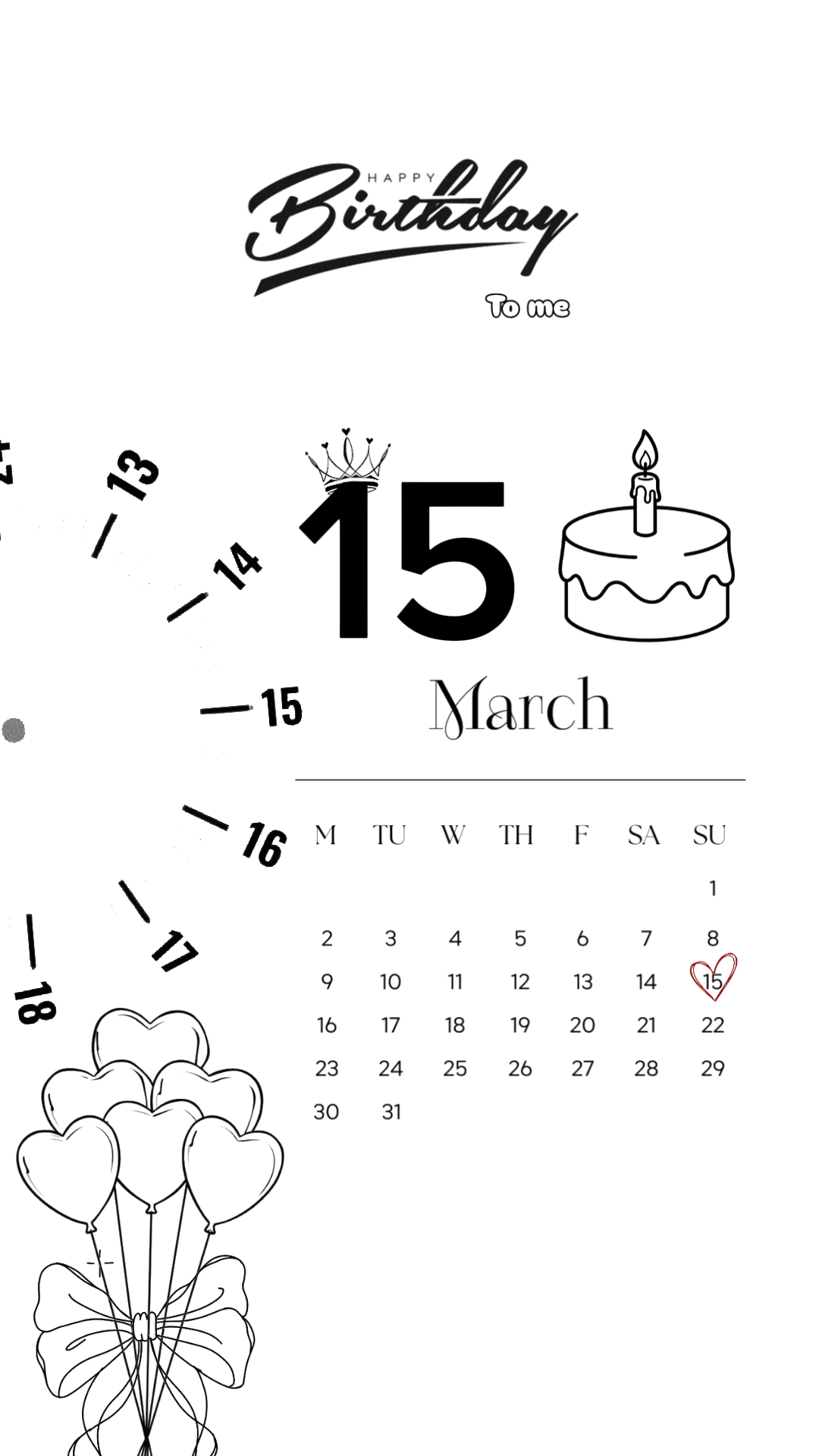 HBD POUR MOI 15 MARS 