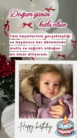 Doğum günü şablonu 