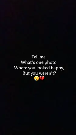 Tell me 💔