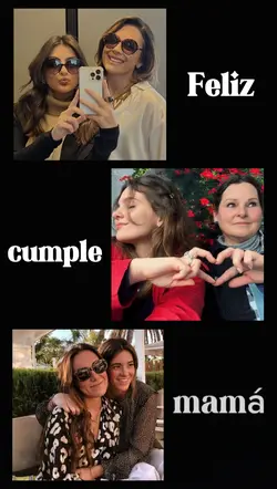 Feliz cumple mamá:>