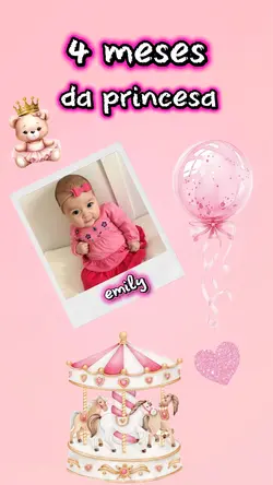 4 meses da princesa 