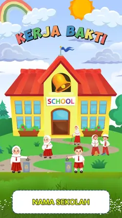 kerja bakti SD