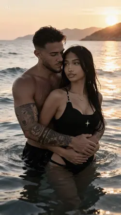 Couple BomanticBeach