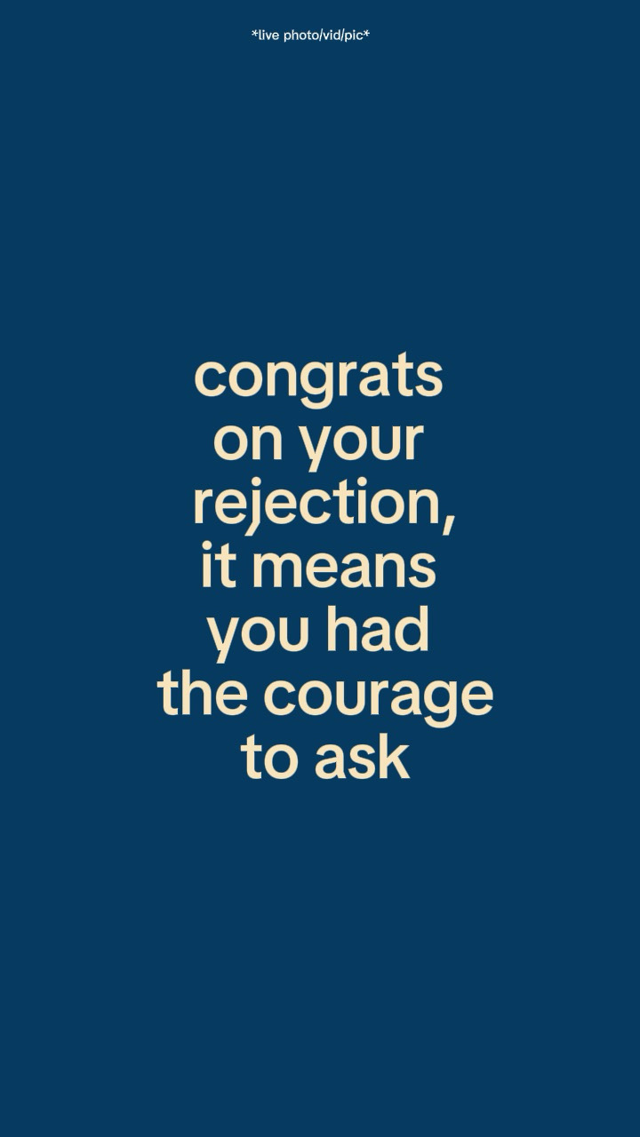 CongratsOnyourreject