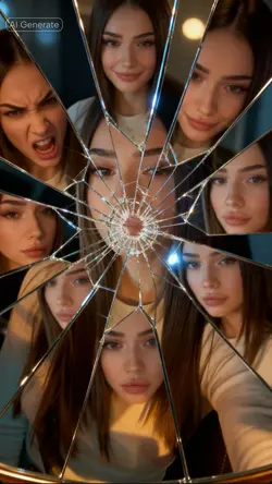 broken mirror