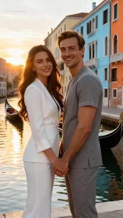 Couple Venice Italy