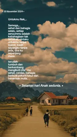untukmu nak