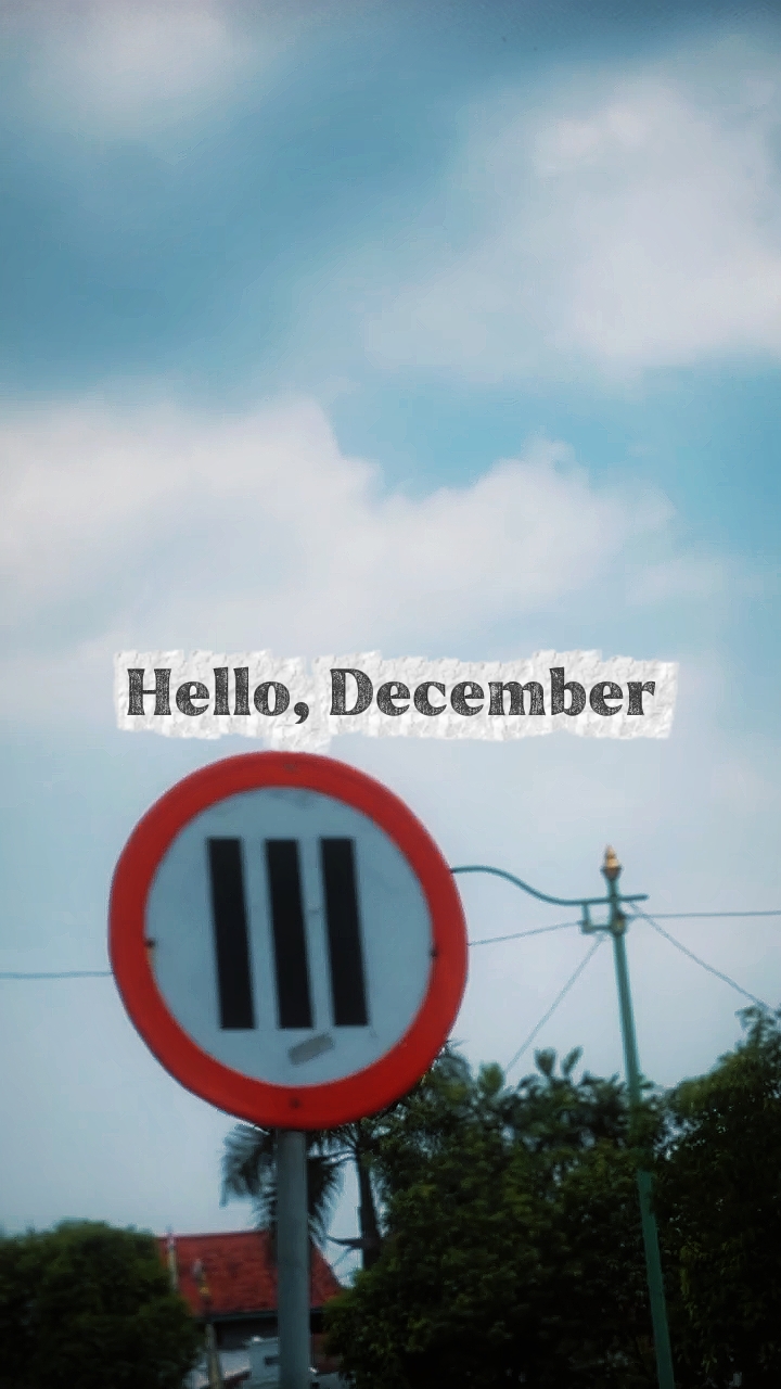 Bonjour décembre