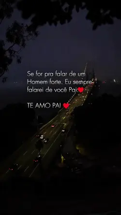 TE AMO PAI!