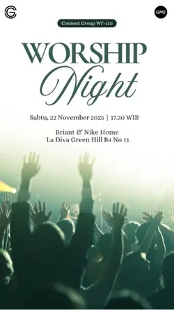 Worship Night Flyer