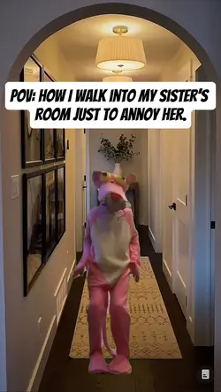 how i walk to my sis