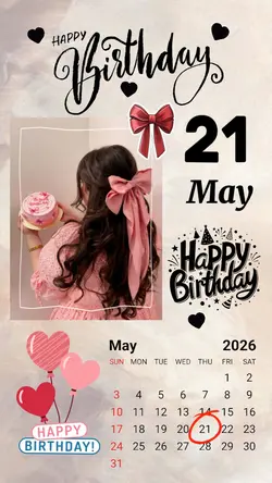 birthday 21 May