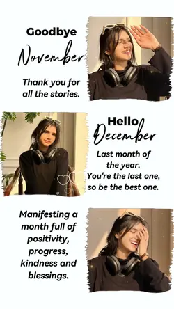 BYE NOV, HELLO DEC