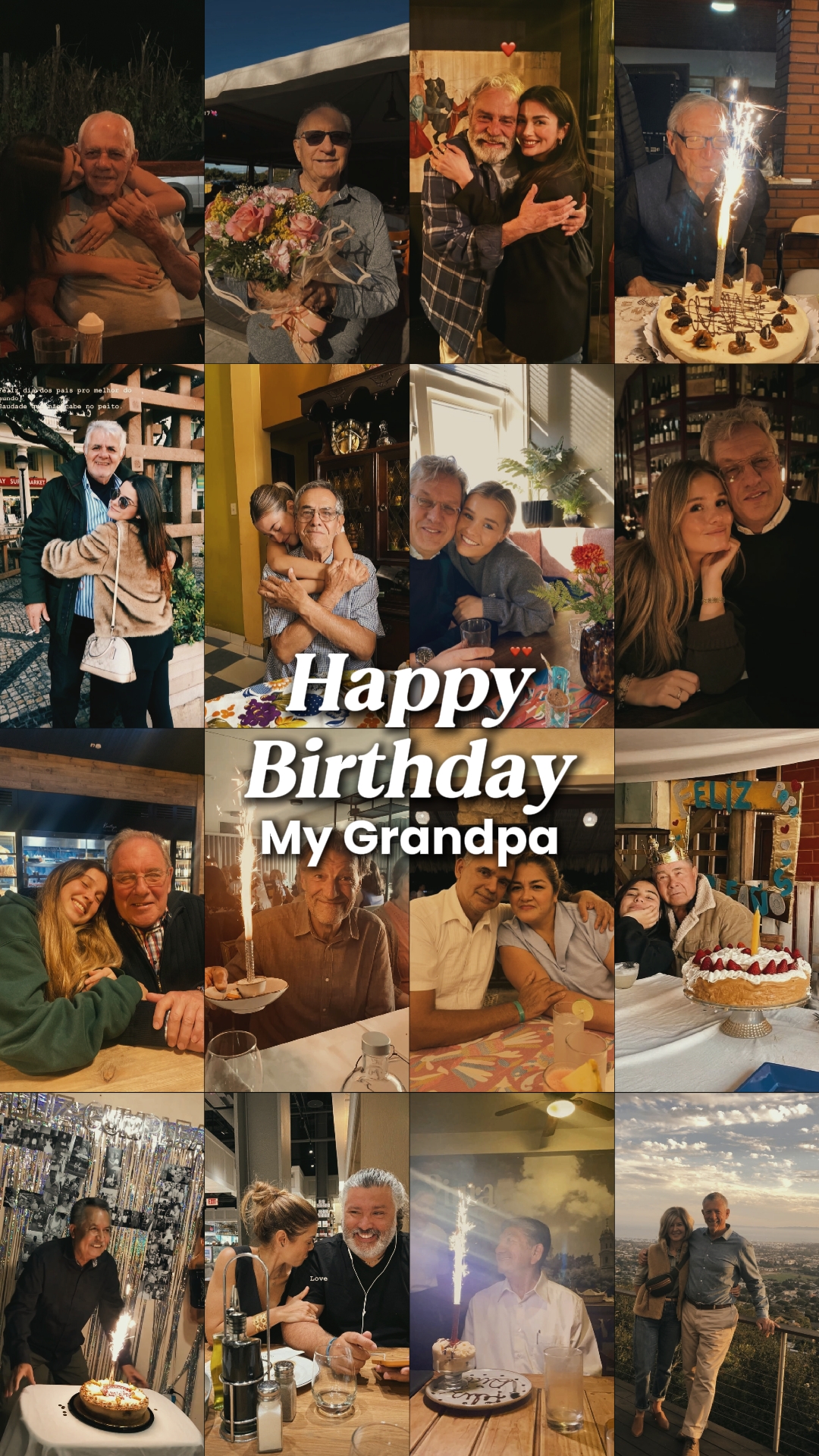 HAPPY BDAY GRANDPA