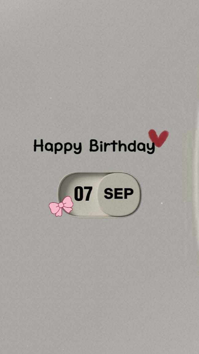 07 SEPTEMBER BDAY 