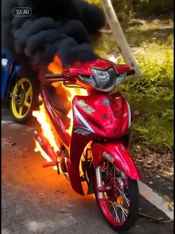 Burning Motorcycles