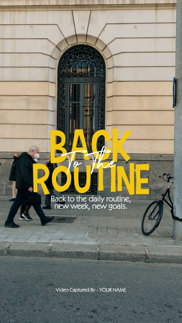 Back To The Routine