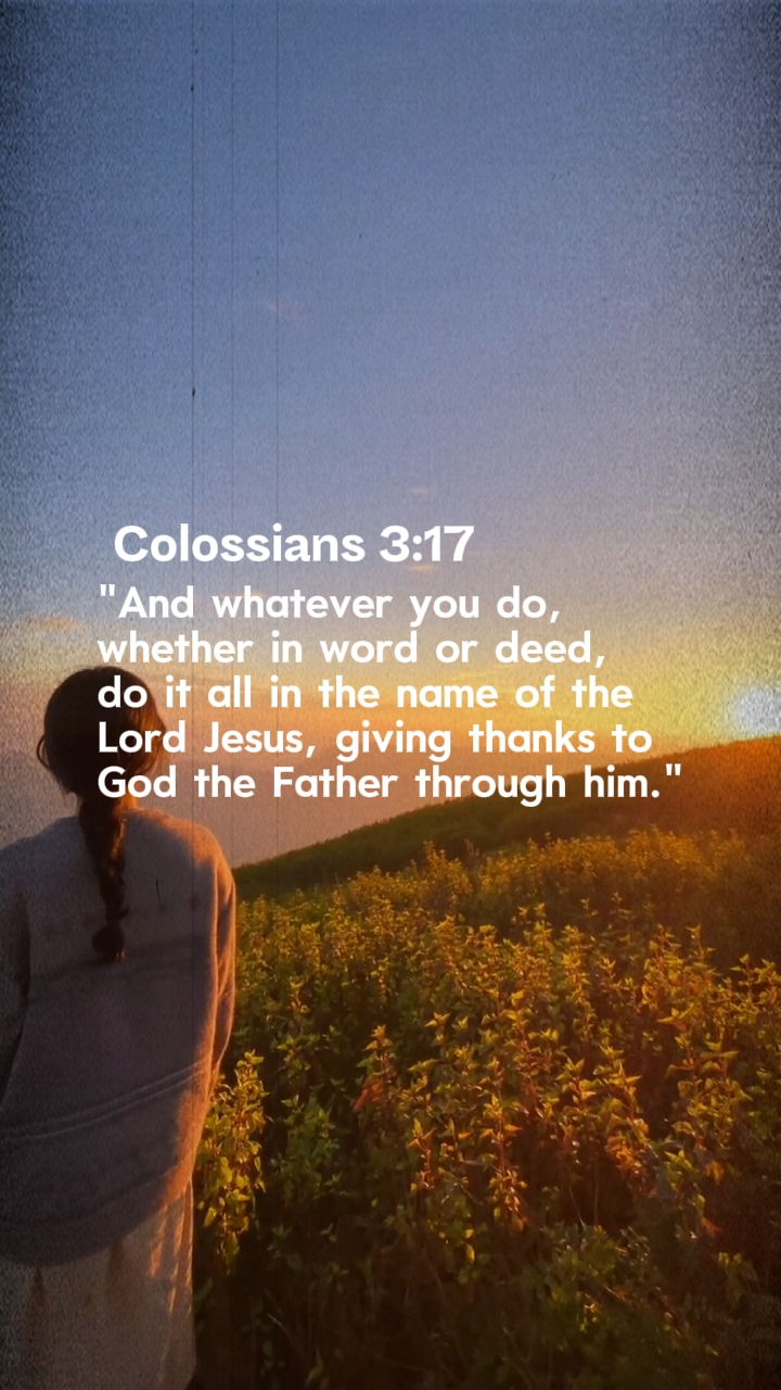 Colossenses 3: 17
