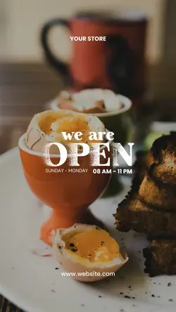 We Are Open