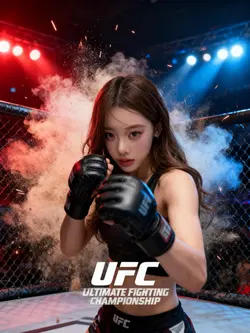 AI poster UFC