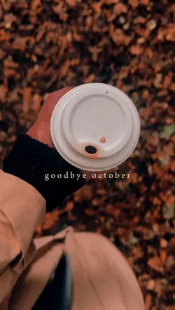 goodbye october 🍂