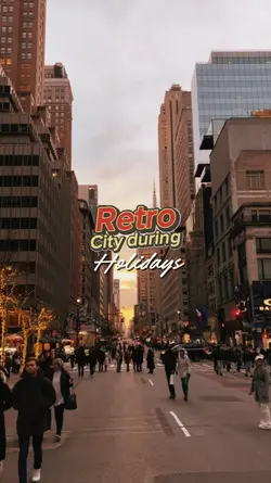 city during holidays