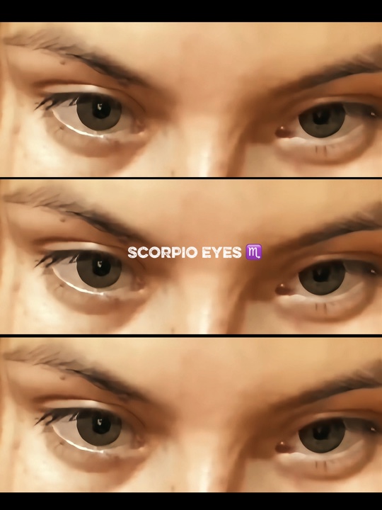 Ojos de Escorpio ♏️