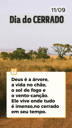 Dia do CERRADO