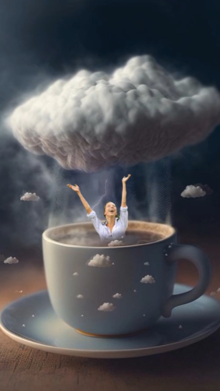 raining coffee